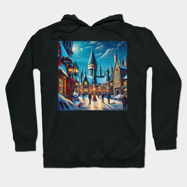 Christmas Town Hoodie by EmilyCharlotty